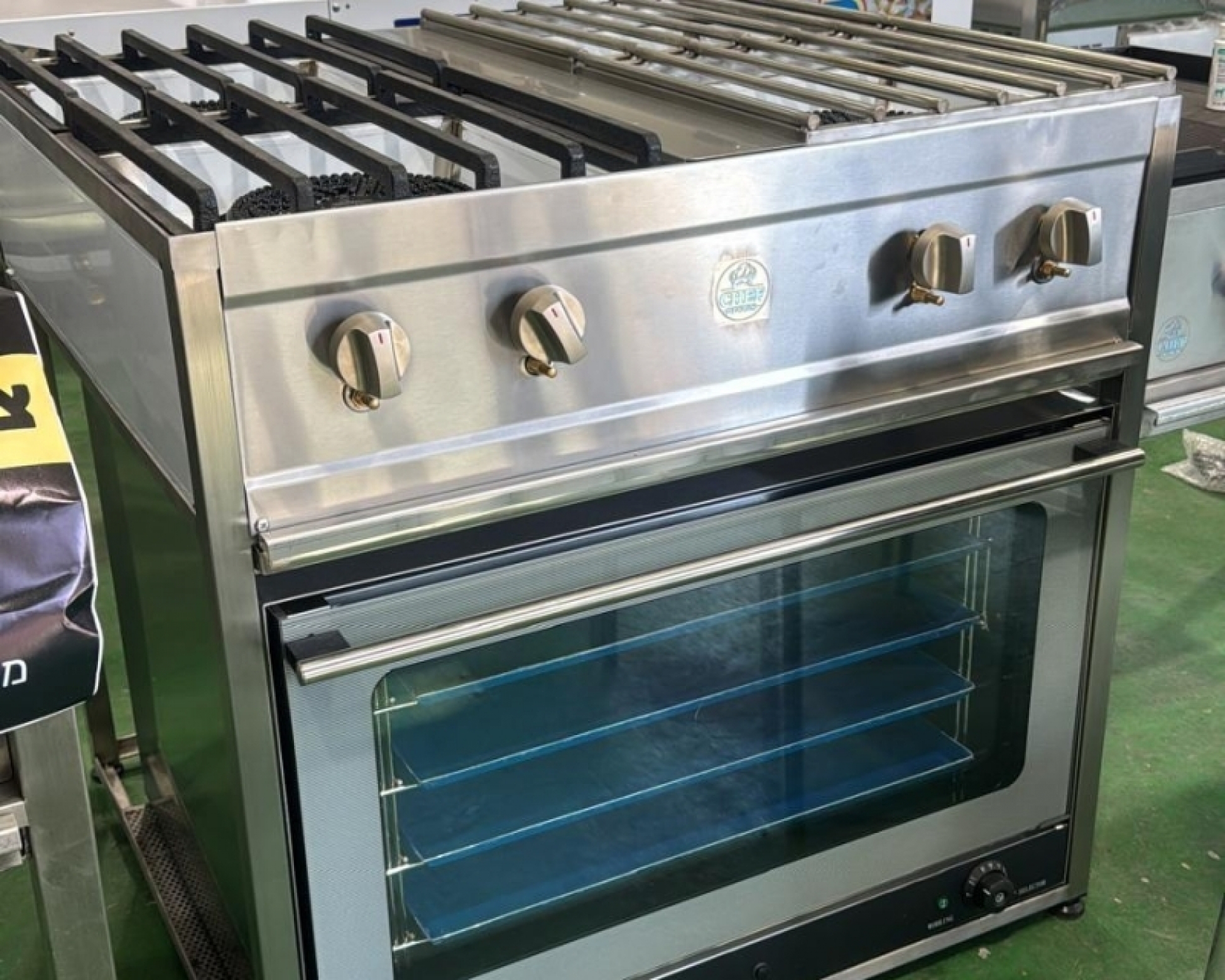 תנור קומבינציה תעשייתי משולב כיריים, גרסת תמונה של מחשב